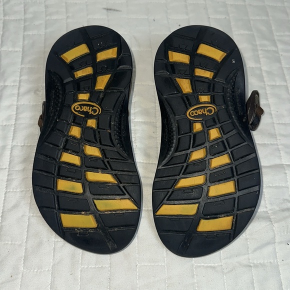 Chaco Brown and Yellow Sandals - Picture 7 of 7